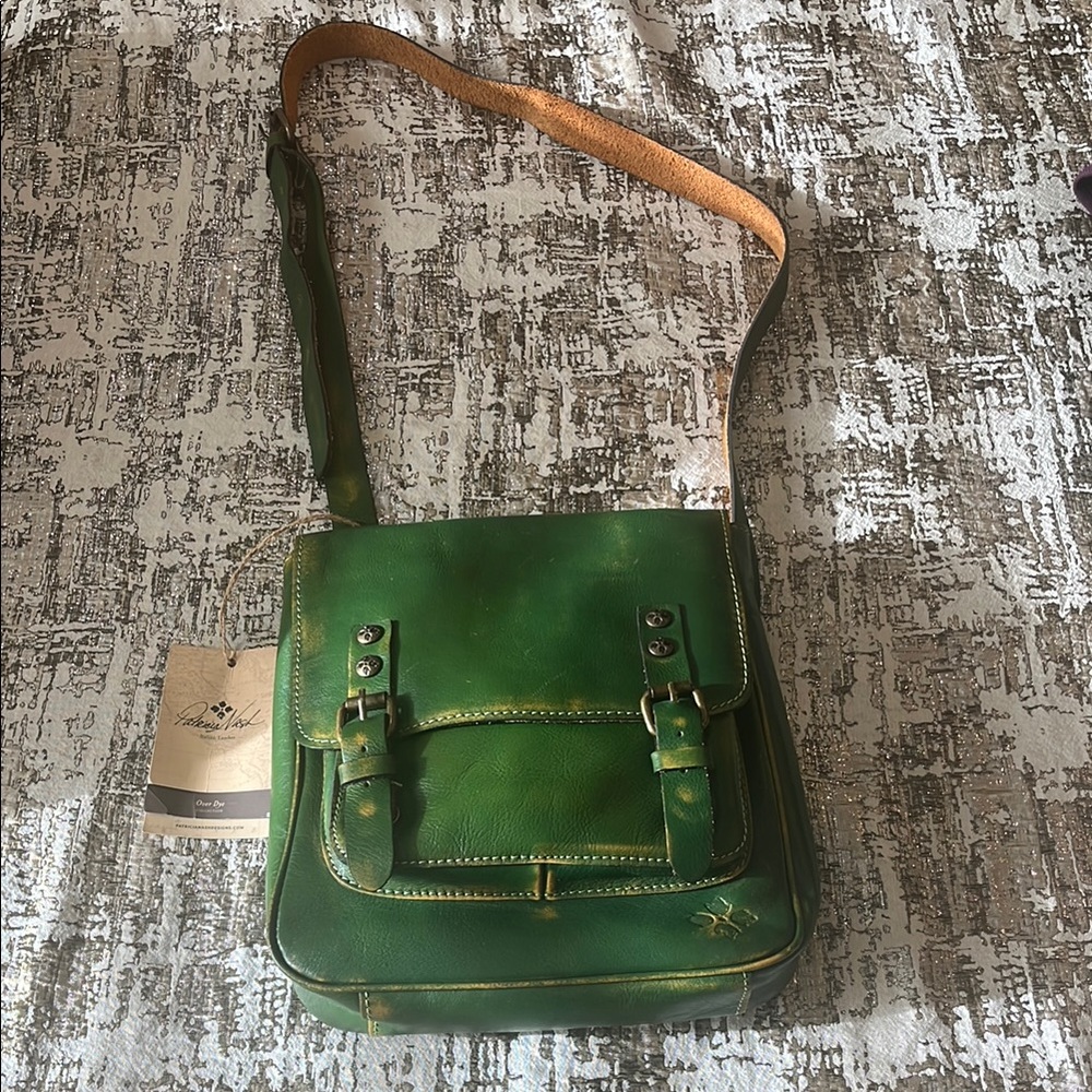 Patricia Nash Green Crossbody Bag